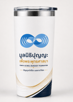 แก้วเก็บความเย็นสีขาว